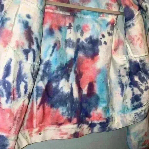 Unique Women’s Denim Jean Jacket size large - Picture 10 of 12